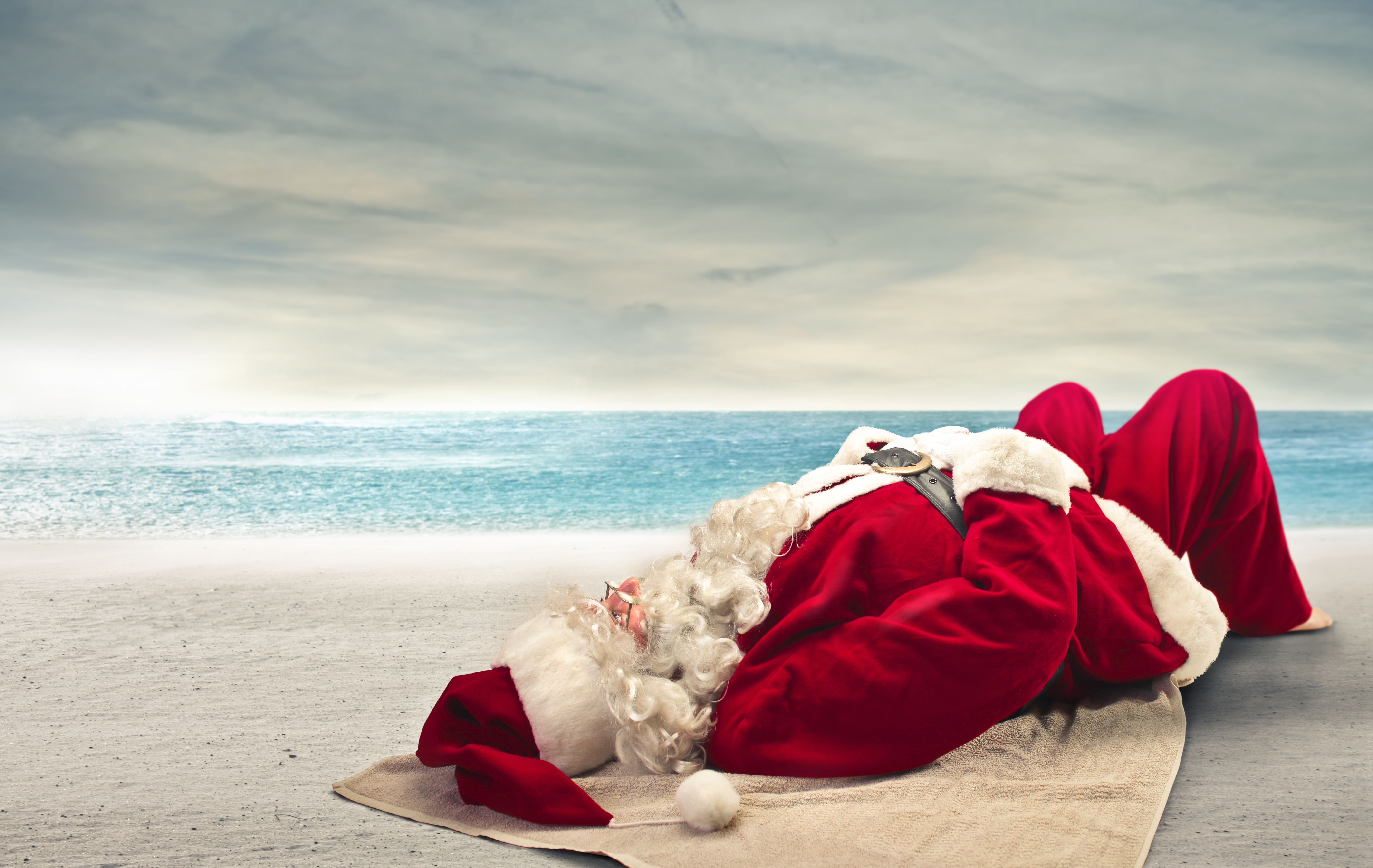 Santa on the Beach